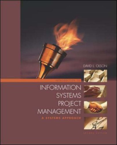 INTRODUCTION TO INFORMATION SYSTEMS PROJECT MANAGEMENT WITH CD 2ED (IE) (Paperback 2004)