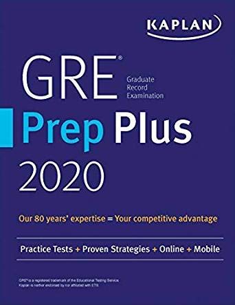 GRE PREP PLUS 2020 , KAPLAN