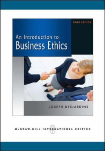AN INTRODUCTION TO BUSINESS ETHICS 3ED (IE) (Paperback 2009)
