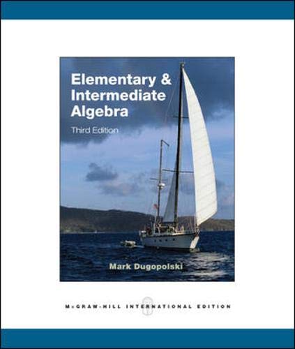 ELEMENTARY AND INTERMEDIATE ALGEBRA