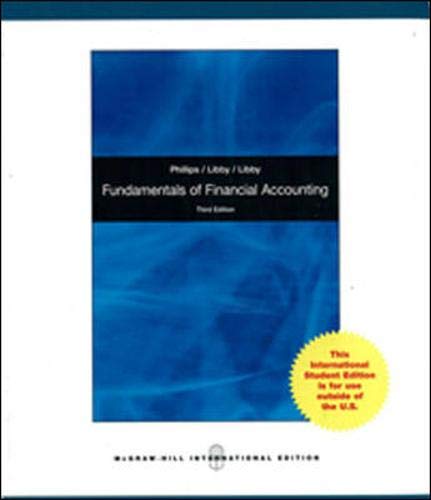 FUNDAMENTALS OF FINANCIAL ACCOUNTING WI 3ED (IE) (Paperback )