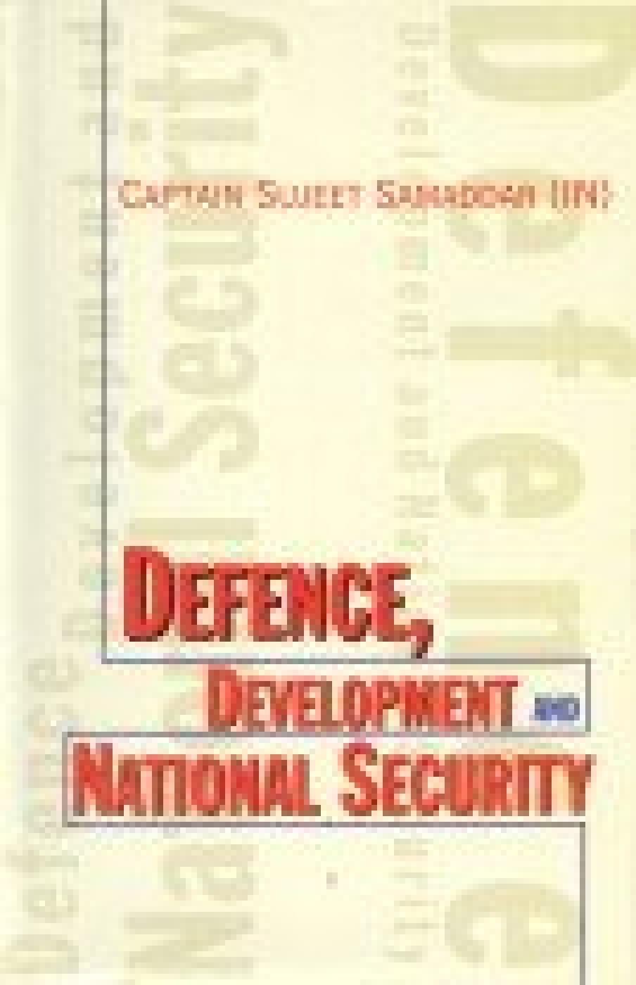Defence Development and National Security