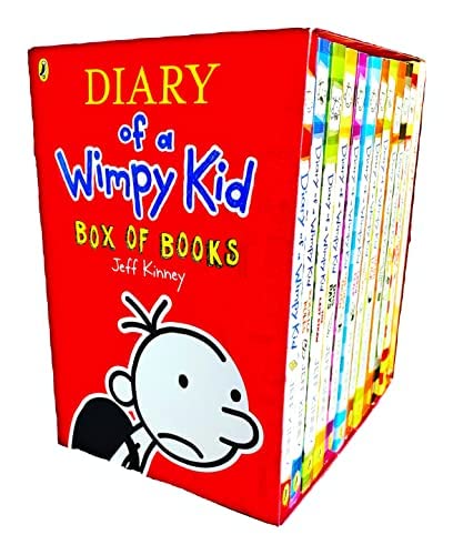 Diary of a Wimpy Kid 12 Books Complete Collection Set New(Diary Of a Wimpy Kid,Rodrick Rules,The Last Straw,Dog Days,The Ugly Truth,Cabin Fever,The Third Wheel,Hard Luck,The Long Haul,Old School..etc