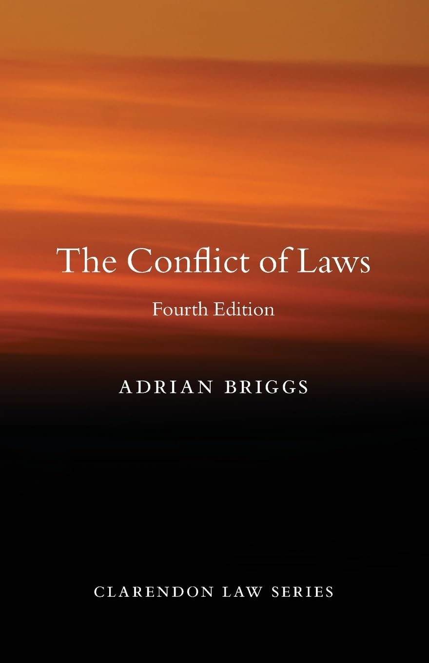 CONFLICT OF LAWS