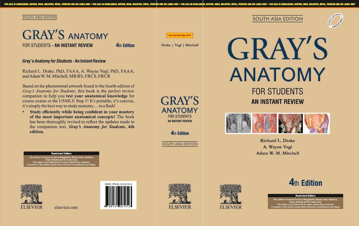 Grays Anatomy for Students : An Instant Review (SAE) -4E