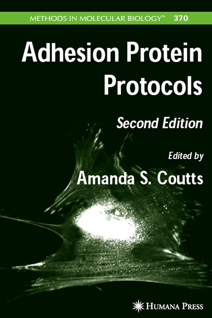 ADHESION PROTEIN PROTOCOLS, 2/E
