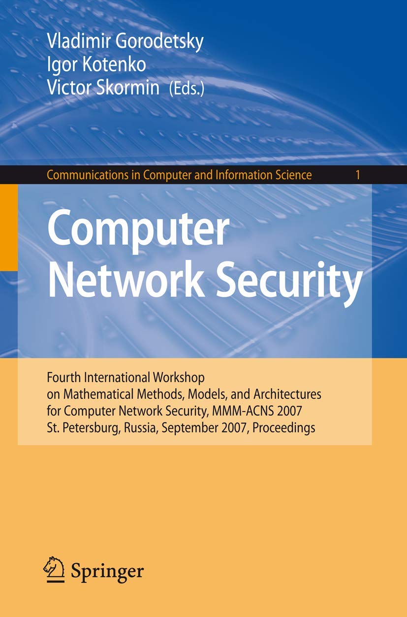 COMPUTER NETWORK SECURITY