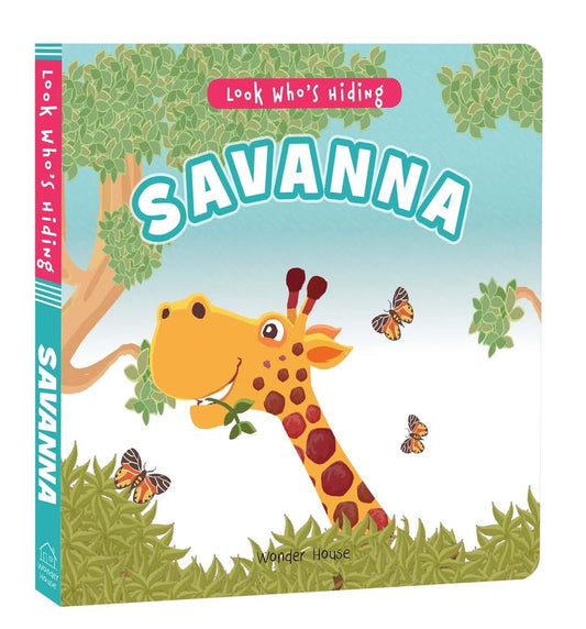 Look Who's Hiding - Savanna : Pull The Tab Novelty Books For Children