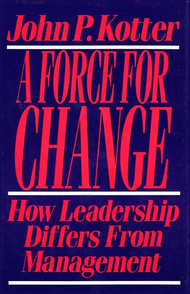 FORCE FOR CHANGE, KOTTER, JOHN