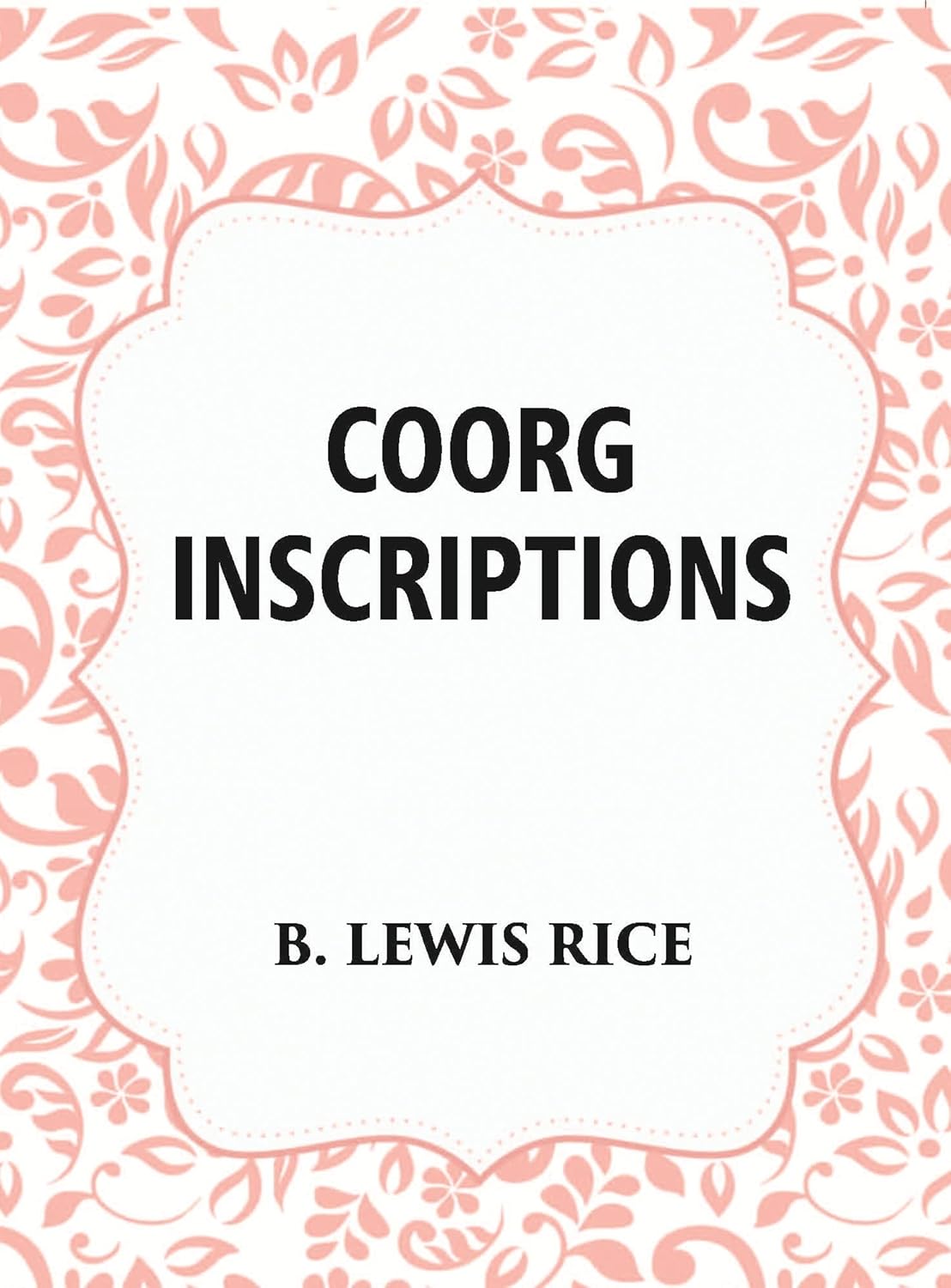 Coorg Inscriptions (PB)