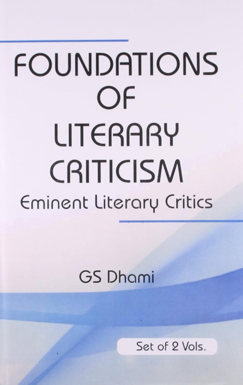 Foundations of Literary Criticism (Set 2 Vol) - Hardcover