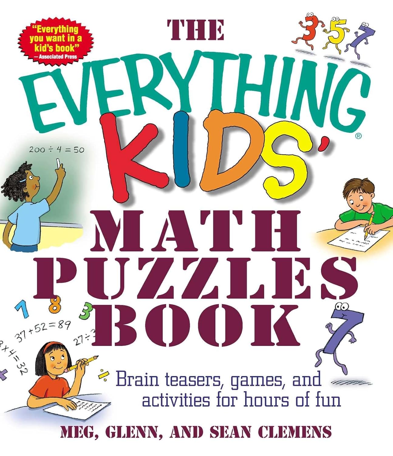 EVERYTHING KIDS' MATH PUZZLES BOOK, MEG CLEMENS