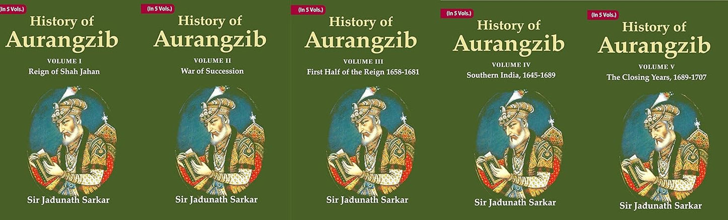 History of Aurangzib 5 VOL. SET - HARDCOVER