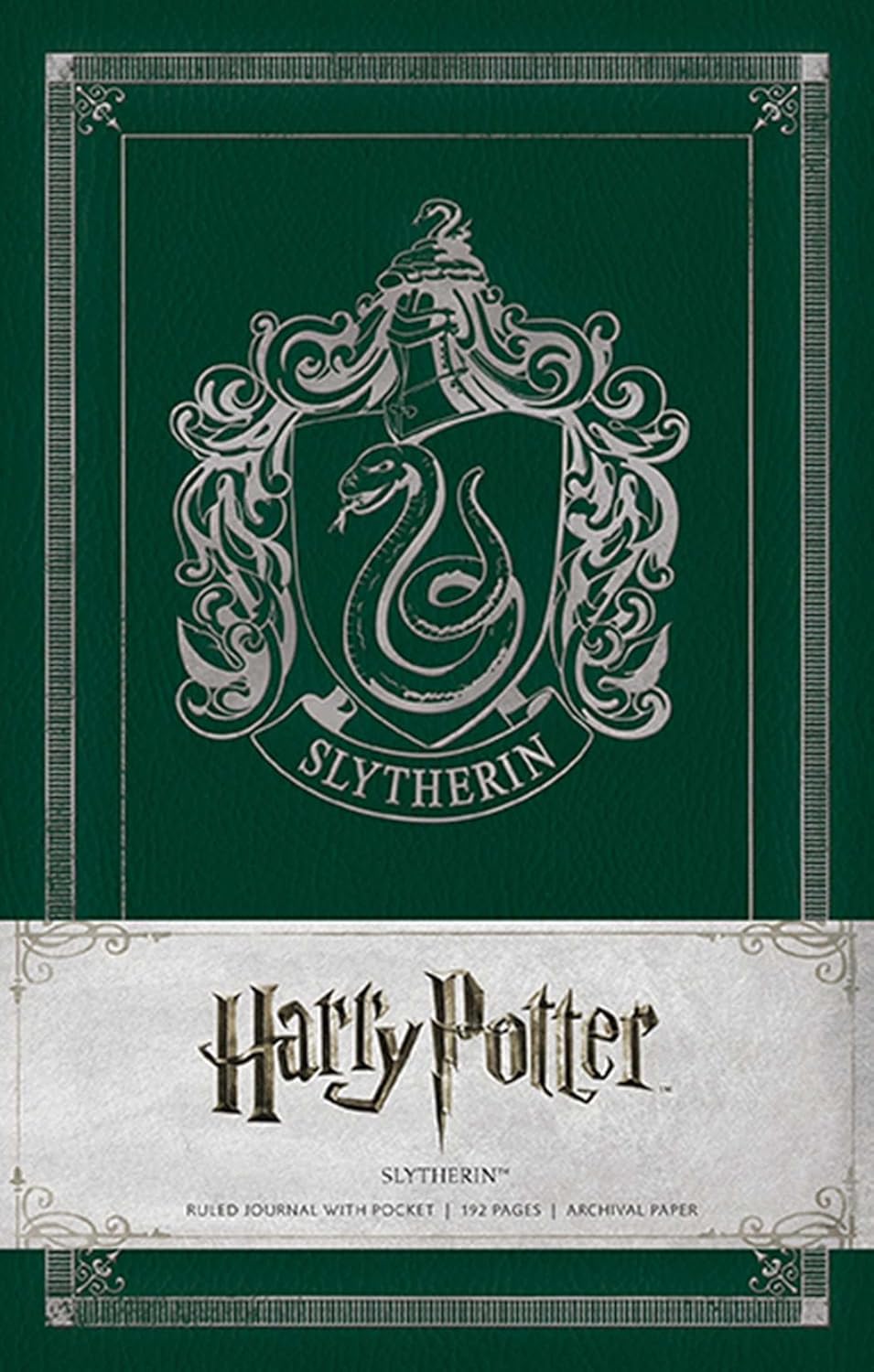 HARRY POTTER SLYTHERIN HARDCOVER RULED JOURNAL, WARNER BROS. CONSUMER PRO