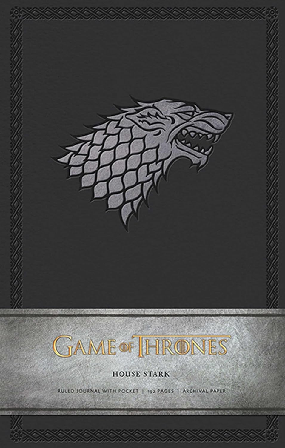 GAME OF THRONES: HOUSE STARK HARDCOVER RULED JOURNAL , HBO