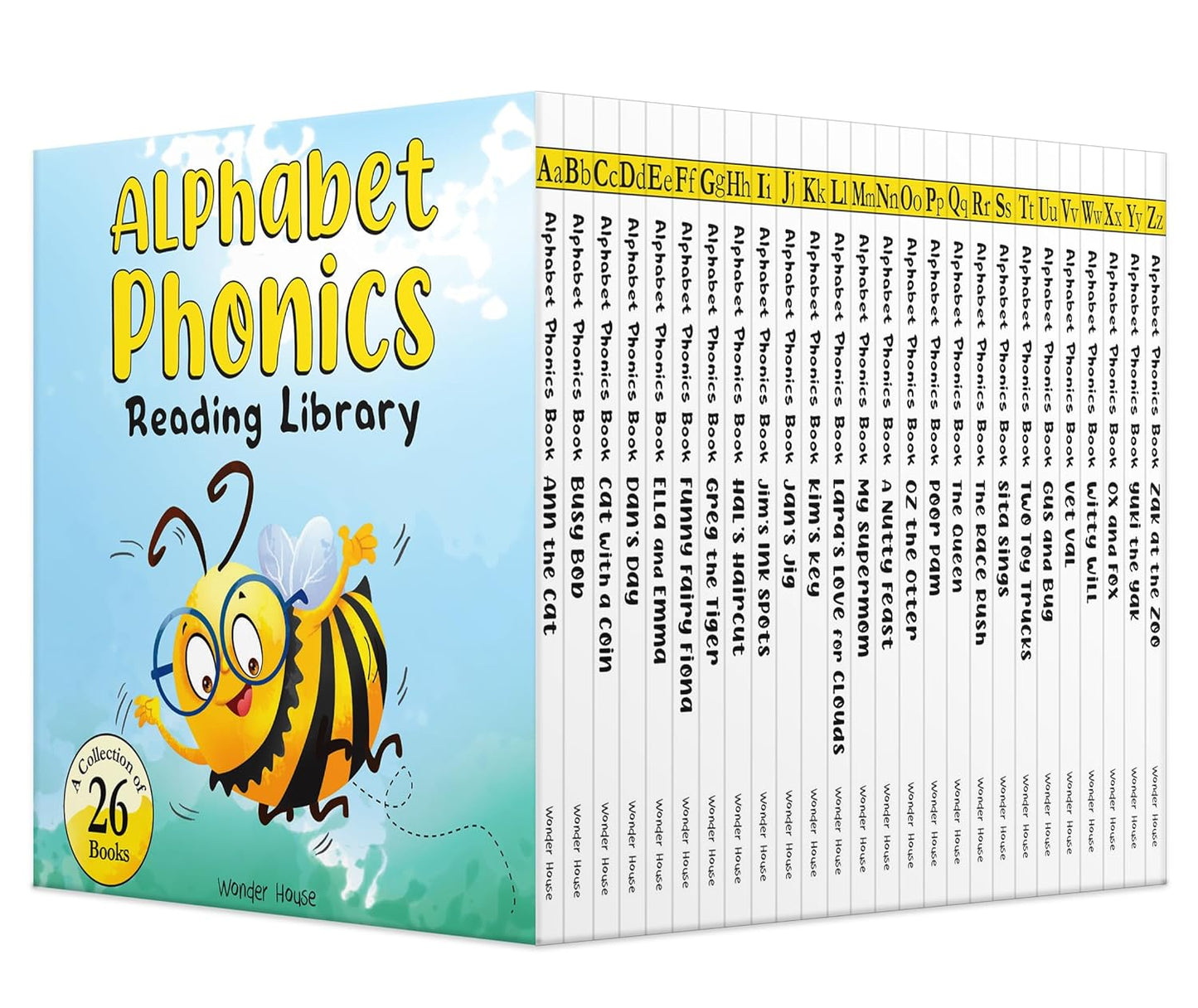 Alphabet Phonics - Reading Library For Children (Boxset of 26 books)