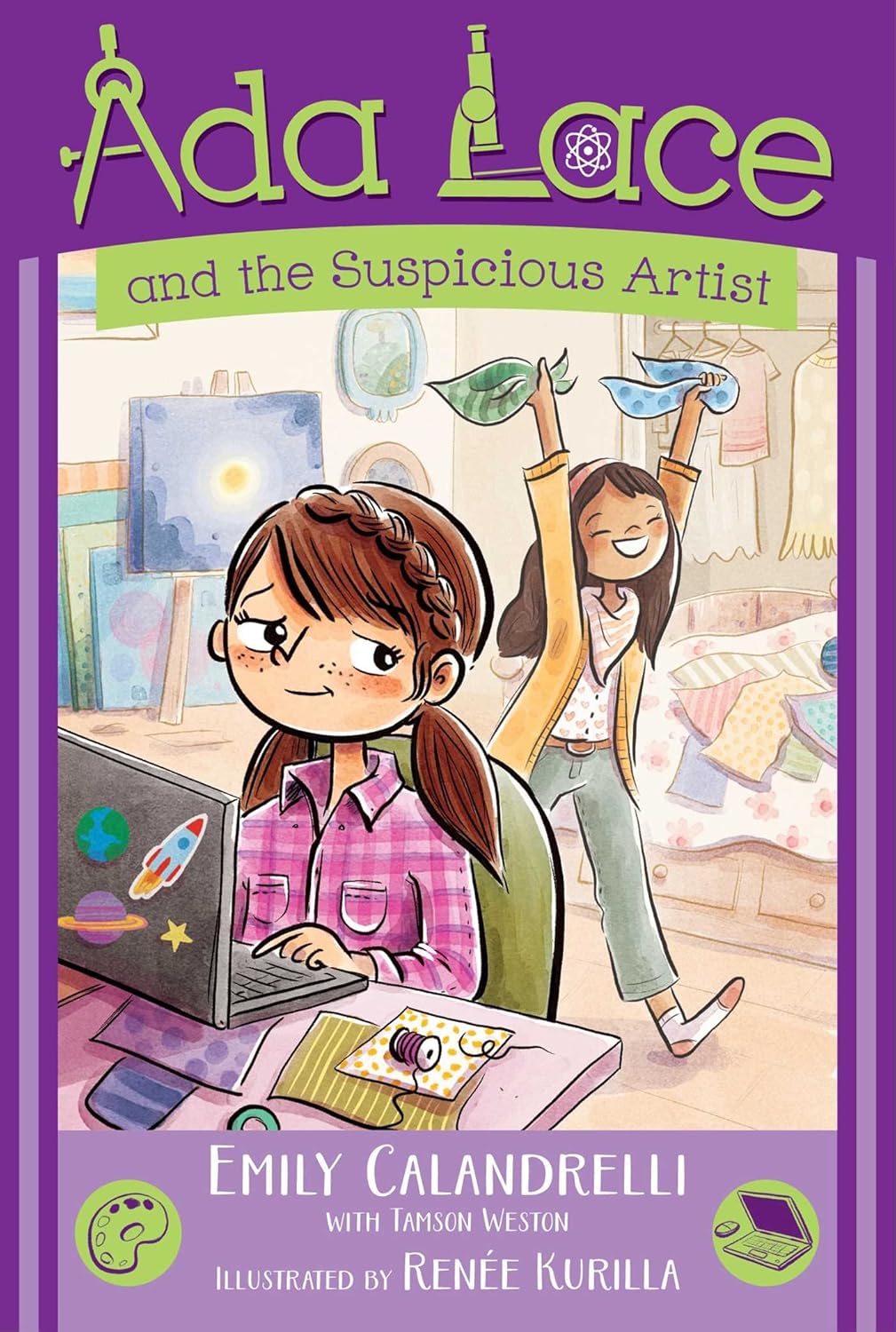 ADA LACE AND THE SUSPICIOUS ARTIST, EMILY CALANDRELLI