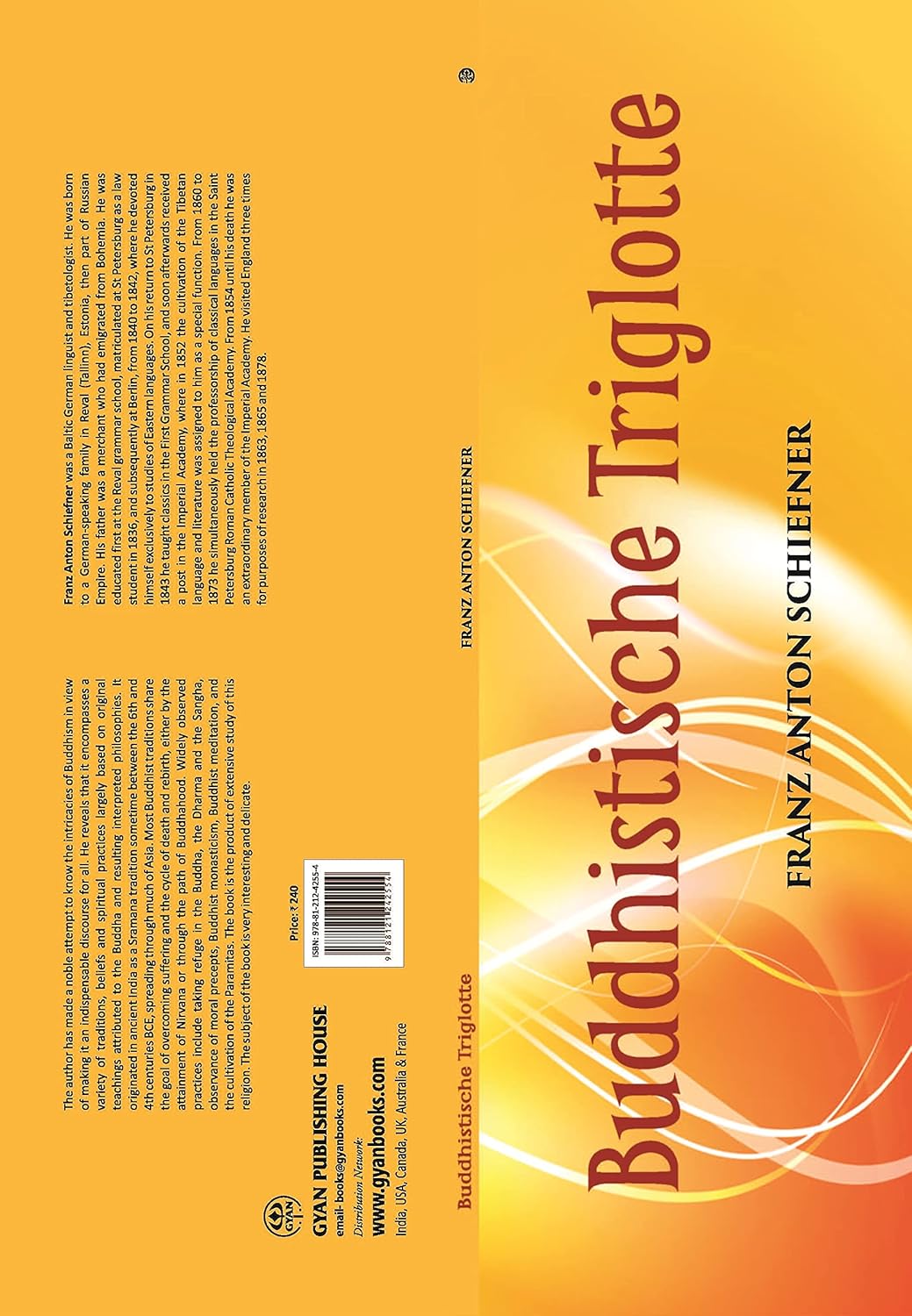 Buddhistische Triglotte D. H. Sanskrit - Tibetisch - Mongolisches Worterverzeichniss - PAPERBACK
