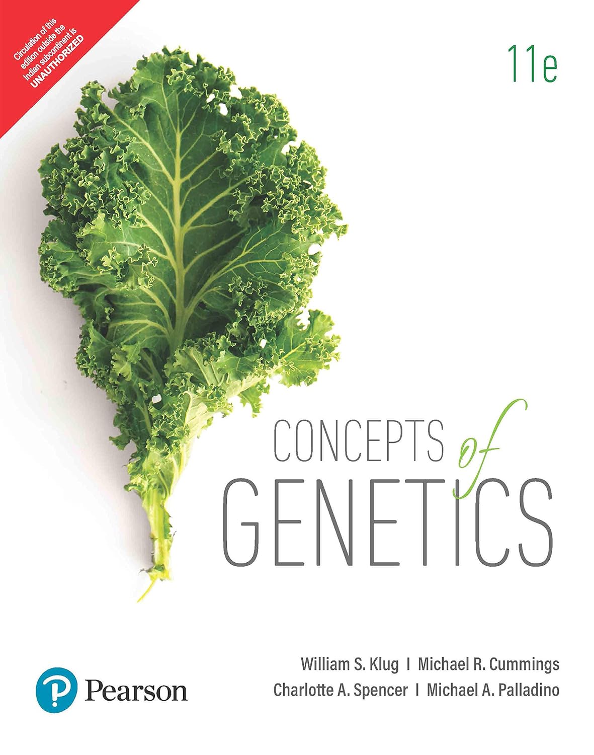 CONCEPTS OF GENETICS, 11TH EDITION