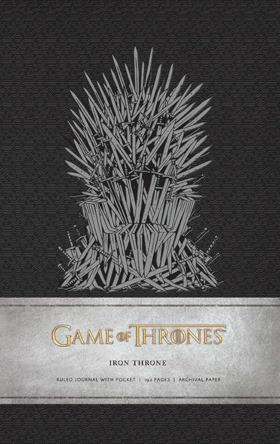 GAME OF THRONES: IRON THRONE HARDCOVER RULED JOURNAL, HBO
