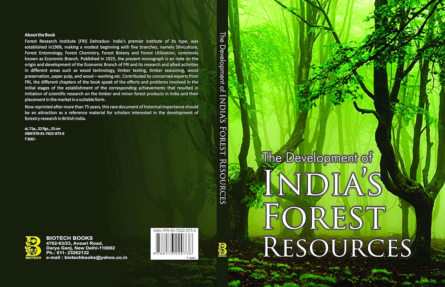 Development of India s Forest Resources