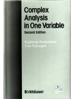 COMPLEX ANALYSIS IN ONE VARIABLE, 2ND EDITION