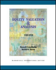EQUITY VALUATION AND ANALYSIS 2ED (IE) (Paperback 2007)