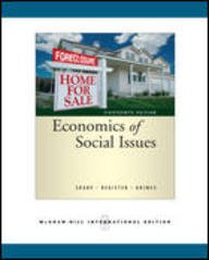 ECONOMICS OF SOCIAL ISSUES 18ED (IE) (Paperback 2008)