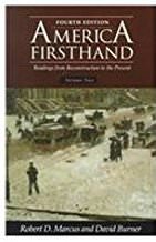 AMERICA FIRSTHAND, 4/E