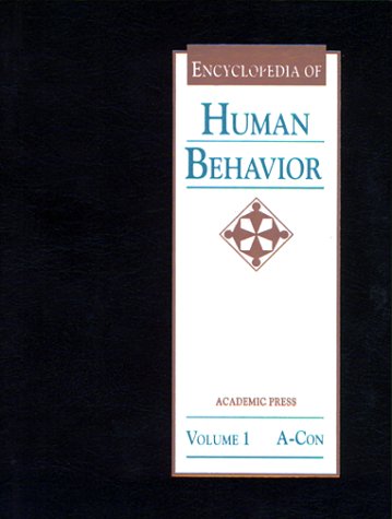 ENCYCLOPEDIA OF HUMAN BEHAVIOUR VOL 1