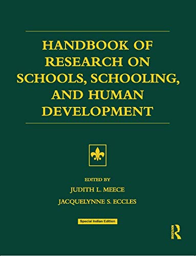 HANDBOOK OF RESEARCH ON SCHOOLS, SCHOOLING, AND HUMAN DEVELOPMENT