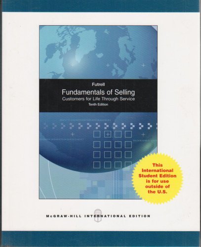 FUNDAMENTALS OF SELLING CUSTOMERS FOR LIFE THROUGH SERVICE 10ED (IE) (Paperback)