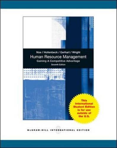 HUMAN RESOURCE MANAGEMENT 7ED (Paperback 2010)