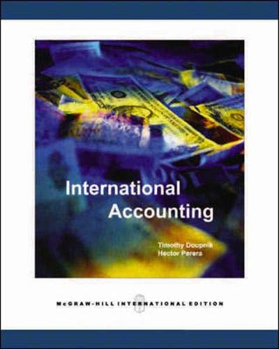 INTERNATIONAL ACCOUNTING (IE) (Paperback 2006)