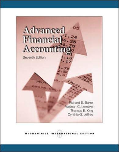 ADVANCED FINANCIAL ACCOUNTING, 7/E (IE) (Paperback)