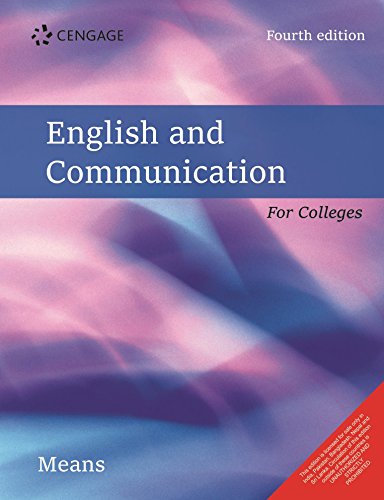 ENGLISH AND COMMUNICATION FOR COLLEGES
