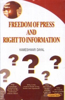 Freedom of Press and Right to Information  - Hardcover