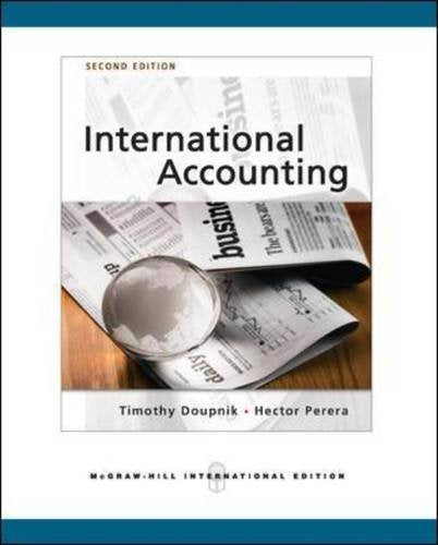 INTERNATIONAL ACCOUNTING 2ED (IE) (Paperback 2009)