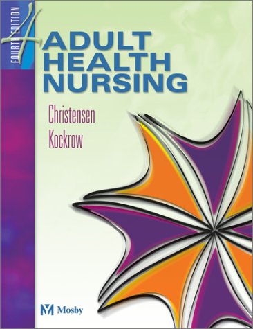 ADULT HEALTH NURSING 4ED (Paperback 2002) SPL PRICE