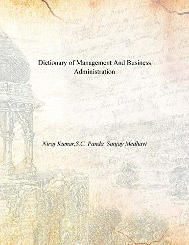 Dictionary of Management and Business Administration