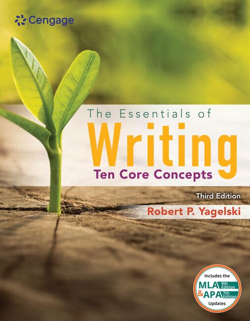 ESSENTIALS OF WRITING TEN CORECONCEPTS