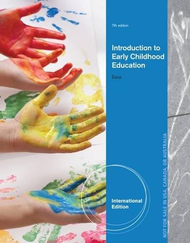 INTRODUCTION TO EARLY CHILDHOOD EDUCATION