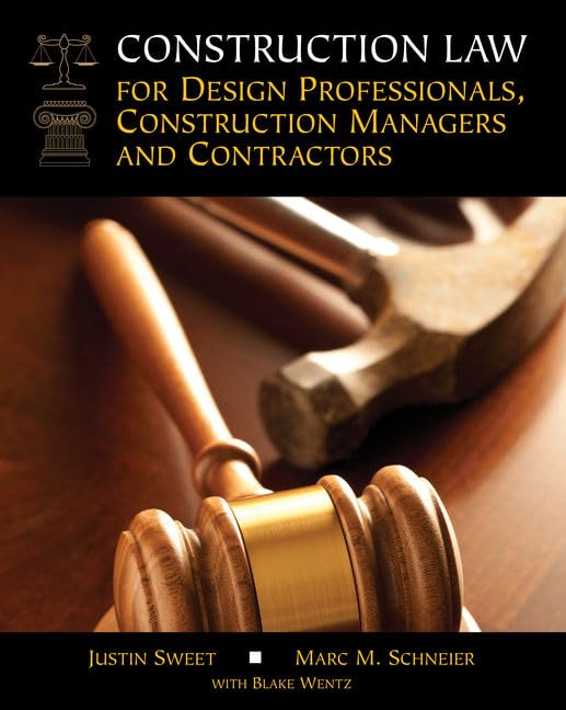 CONSTRUCTION LAW FOR DESIGN PROFESS CONSTRUCT MGT SOFTCOVER