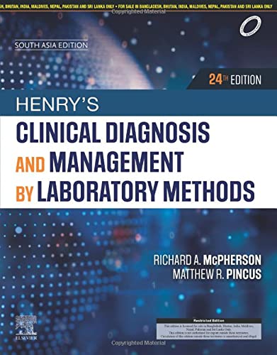 Henry's Clinical Diagnosis and Management by Laboratory Methods, (SAE) - 24E