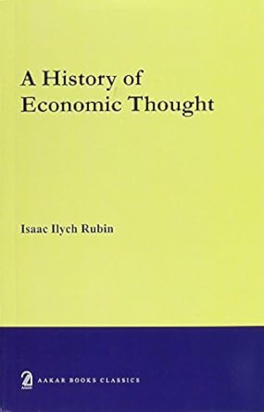 A History of Economic Thought