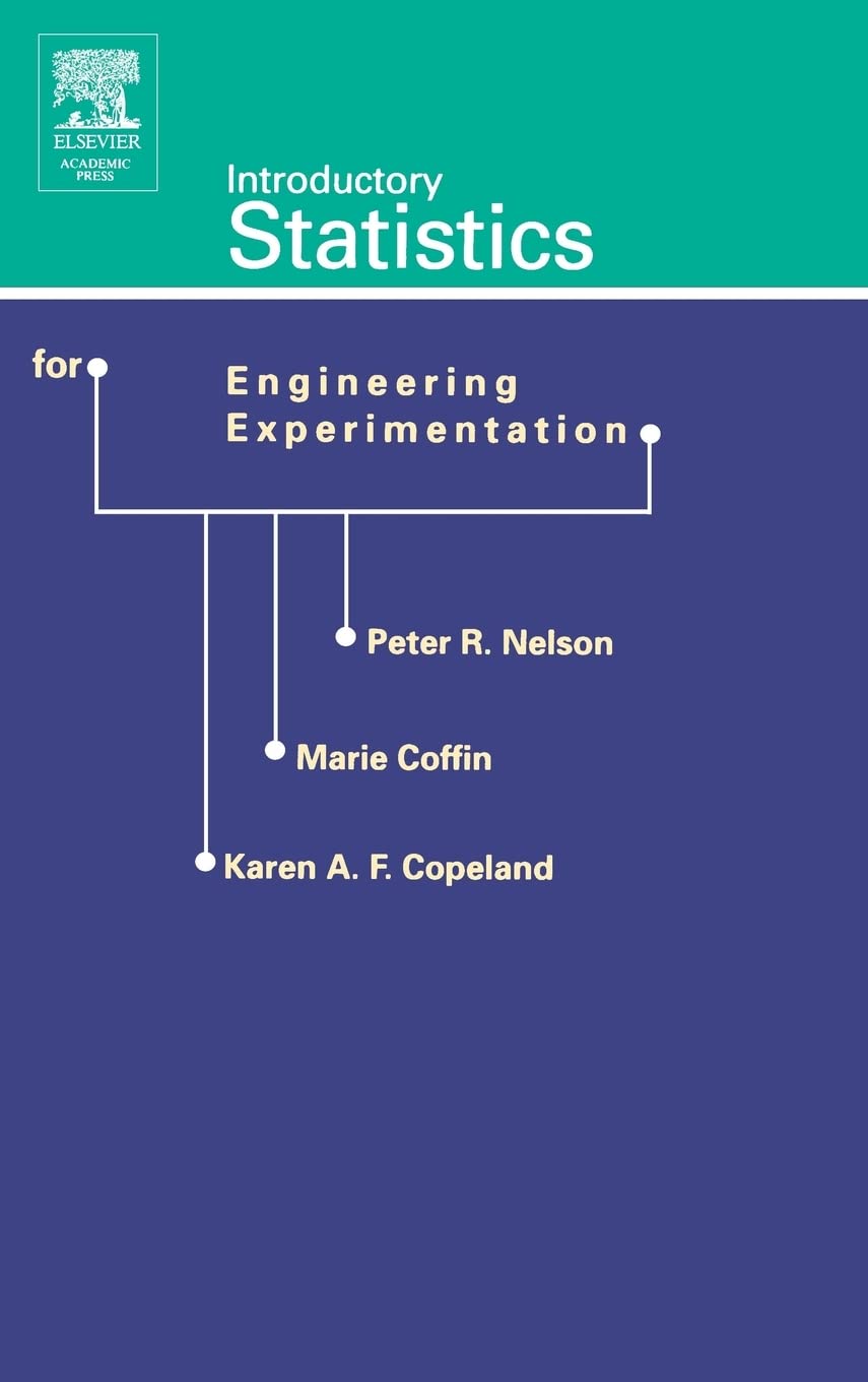INTRODUCTORY STATISTICS FOR ENGINEERING EXPERIMENTATION