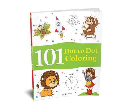 101 Dot To Dot Coloring: Fun Activity Book For Children