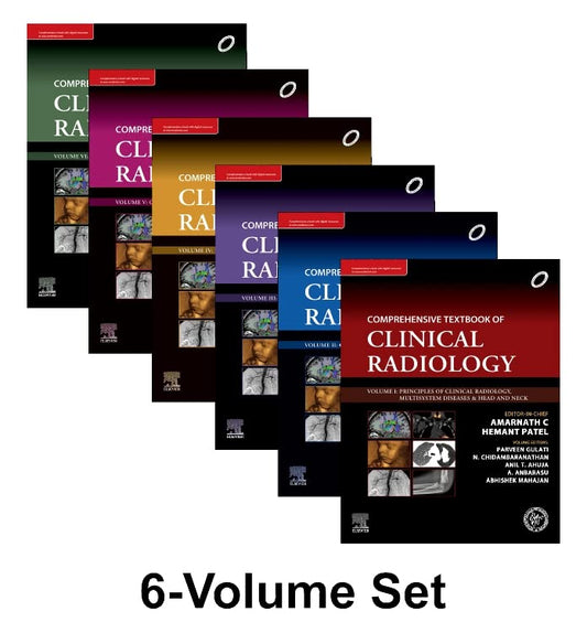 IRIA- Comprehensive Textbook of Clinical Radiology (6 Vol Set) -1E