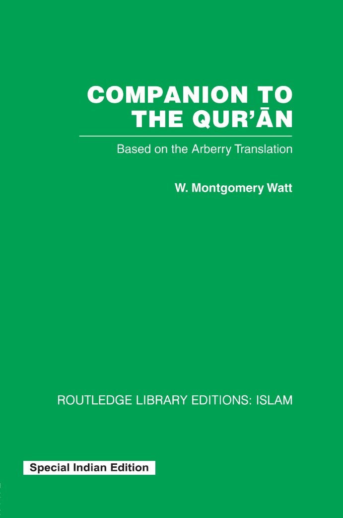COMPANION TO THE QUR'AN: BASED ON THE ARBERRY TRANSLATION