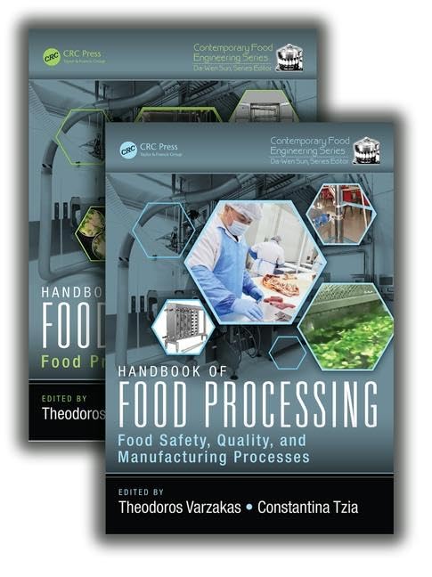 HANDBOOK OF FOOD PROCESSING, 2 VOLUME SET